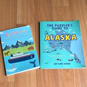 Alaska cruise journal and puzzlers guide books kid activity